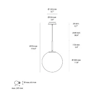 ACB Parma lampada a sospensione