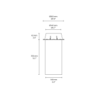 Flos cassaforma di installazione per Captain Flint Bollard