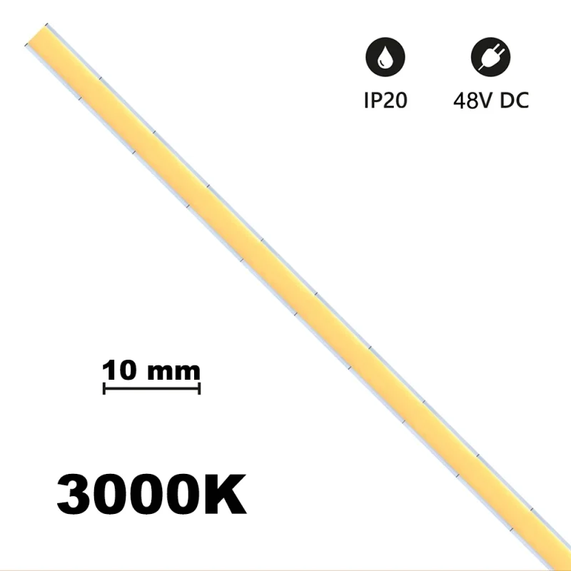 Bot lighting Striscia LED Cob 10mm 15W/mt 48V