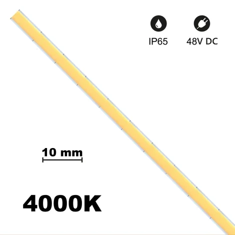 Bot lighting Striscia LED Cob 10mm 15W/mt 48V IP65