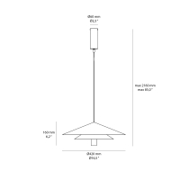Karman Asso suspension lamp
