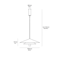 Karman Asso suspension lamp