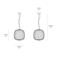 Foscarini Spokes 2 led suspension lamp