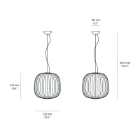 Foscarini Spokes 2 led suspension lamp