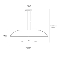 Karman Blanco suspension lamp