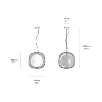 Foscarini Spokes 2 piccola lampada led a sospensione
