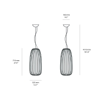 Foscarini Spokes 1 lampada led a sospensione