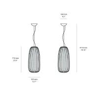 Foscarini Spokes 1 led suspension lamp