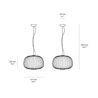 Foscarini Spokes 3 lampada led a sospensione