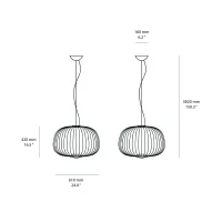 Foscarini Spokes 3 led suspension lamp