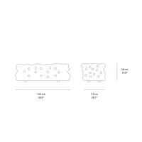 Meritalia La Michetta Seat 144 modular sofa