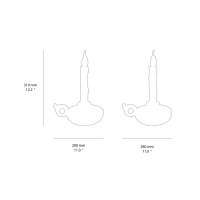 Seletti Bugia lamp lampada led a batteria da tavolo