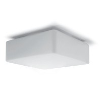 EXENIA Ladrillo Plafoniera LED 9W IP44 Soffitto Parete Vetro