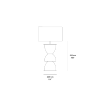 Aromas Body for Metric table lamp