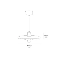 Memphis Santa Ana suspension lamp