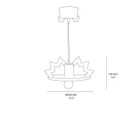 Memphis Santa Fe suspension lamp