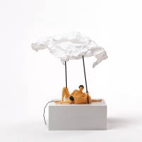 Seletti Love is a verb led table lamp