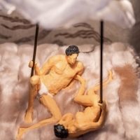 Seletti Love is a verb led table lamp