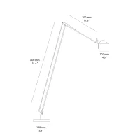 Luceplan Body for Berenice floor lamp