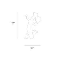 Seletti Chamaleon indoor led wall lamp