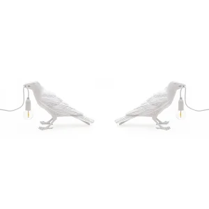 Seletti Bird Waiting lampada a led da tavolo