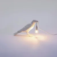 Seletti Bird Waiting lampada a led da tavolo