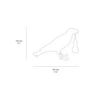 Seletti Bird Waiting led table lamp Seletti Bird Waiting led table lamp
