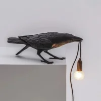 Seletti Bird Playing lampada a led da tavolo