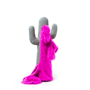 Gufram Boring Cactus x Cactus Fur Cover Rosa in edizione limitata