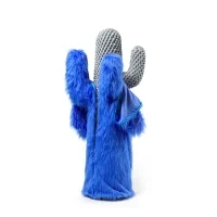 Gufram Boring Cactus x Cactus Fur Cover Blu in edizione limitata