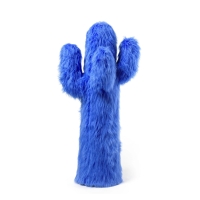 Gufram Boring Cactus x Cactus Fur Cover Blu in edizione limitata