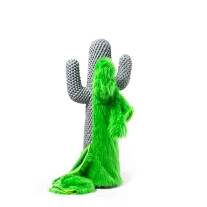 Gufram Boring Cactus x Cactus Fur Cover verde in edizione limitata