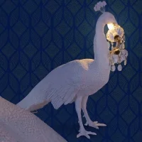 Seletti Peacock lampada a led da terra per interno