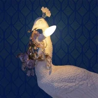 Seletti Peacock lampada a led da terra per interno