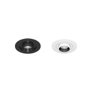 Beneito Faure Mini Oxo round 1 faretto da incasso soffitto
