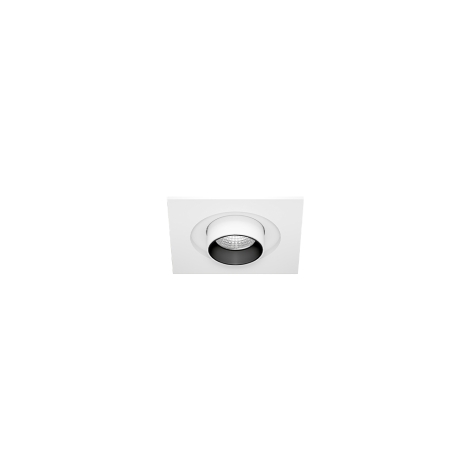 Beneito Faure Mini Oxo square 1 faretto da incasso soffitto