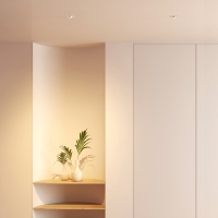 Beneito Faure Mini Oxo square 1 faretto da incasso soffitto