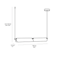 Maytoni Flat suspension lamp