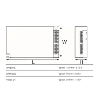 EldoLED ECOdrive 560/A alimentatore led 50W 150-1400mA Dimmerabile