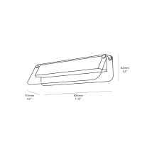 Maytoni Flat wall lamp