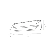 Maytoni Flat wall lamp