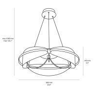 Maytoni Breeze lampada da sospensione