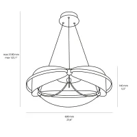 Maytoni Breeze suspension lamp Maytoni Breeze suspension lamp