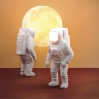 Seletti Flashing Starman battery led table lamp
