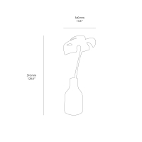 Seletti Leaf Light lampada a led a batteria da tavolo per interno