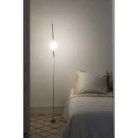 Faro LE VITA Lampada Pendente Oro In Alluminio e Diffusore In