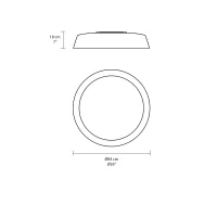 Vibia Bigger H18 lampada da soffitto