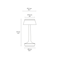 Flos Bon Jour Unplugged Anniversary Edition battery lamp