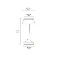 Flos Bon Jour Unplugged Anniversary Edition battery lamp
