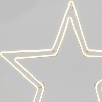 New Lamps Doppia Stella NEON LED 2D 36W 240V 60x60cm Luce